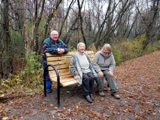 Friends at the trail