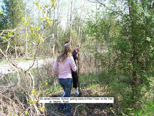 Friends at the trail